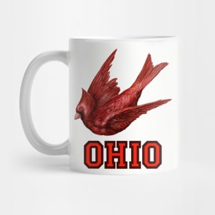 Vintage Style Ohio Cardinals Mug